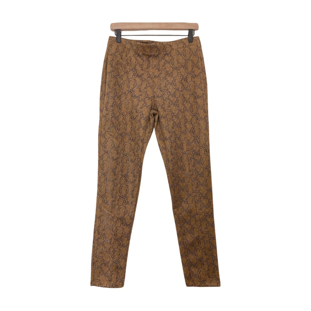 NWT Philosophy Brown Faux Snakeskin Pants. Size Medium